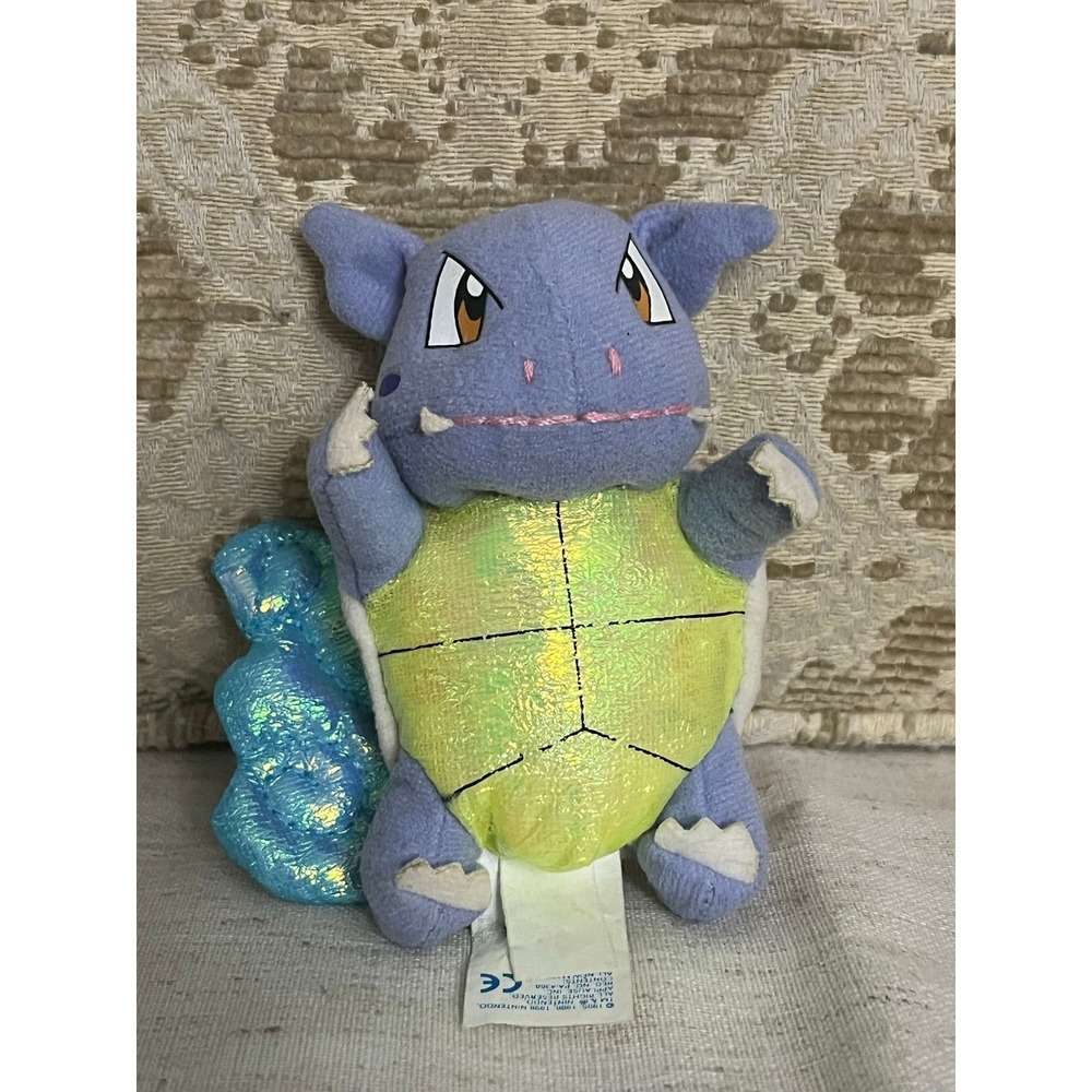 Vintage 1998 Nintendo Applause Pokemon Wartortle Mini Plush